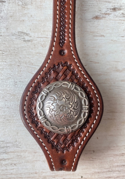 Barbed Wire Edge Concho antik in 3 Größen